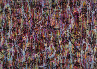 Zoon-Dreamscape No. 1208, 2012, ink, mineral pigment and acrylic on silk, 280 x 200 cm